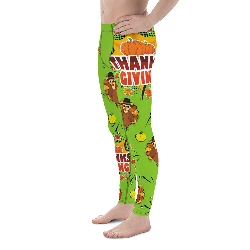 Pop Art Thanksgiving Men's Leggings