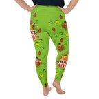 Pop Art Thanksgiving Plus Size Leggings