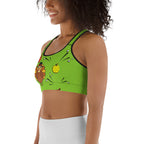 Pop Art Thanksgiving Sports Bra
