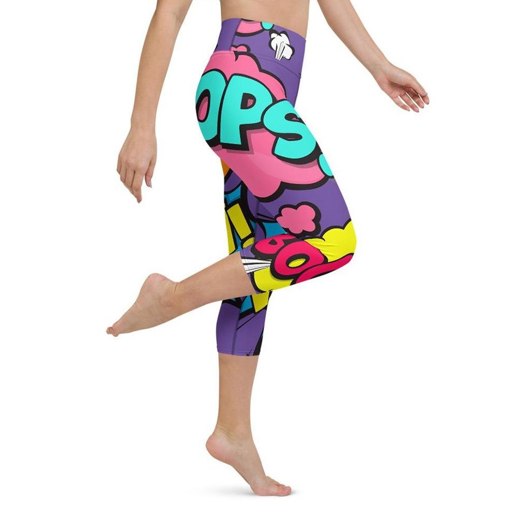 Pop Art Yoga Capris