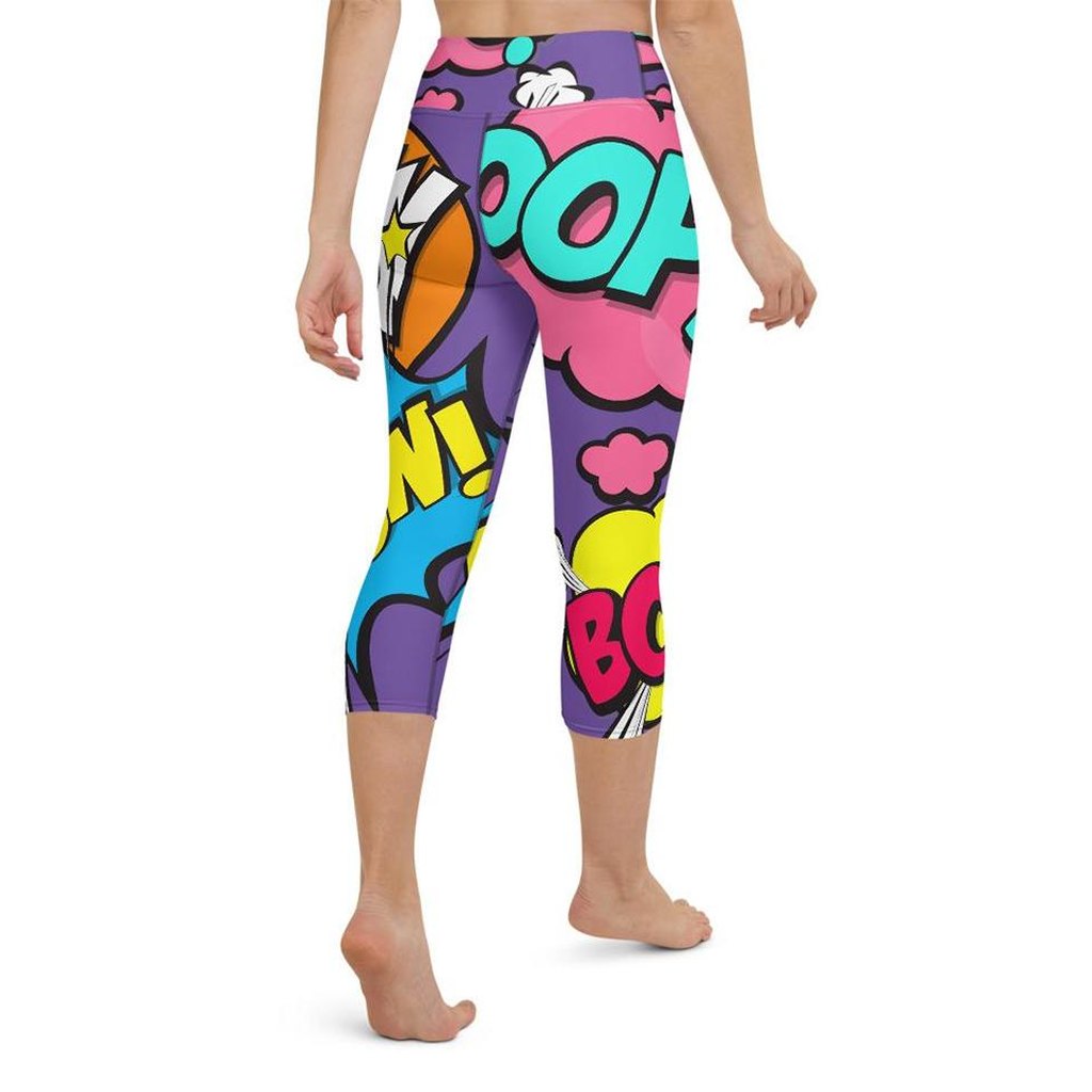 Pop Art Yoga Capris