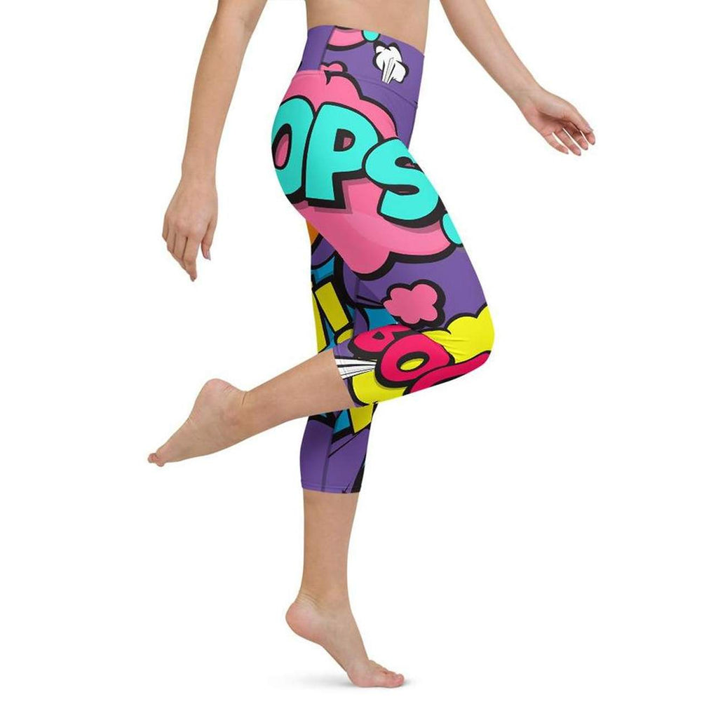 Pop Art Yoga Capris