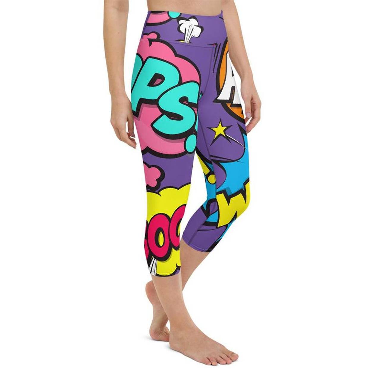 Pop Art Yoga Capris