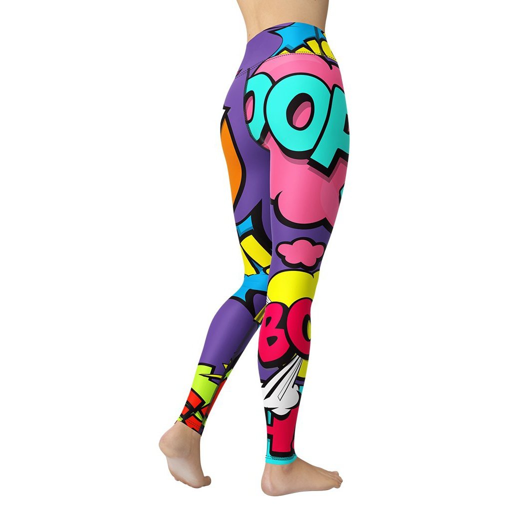 Pop Art Yoga Leggings