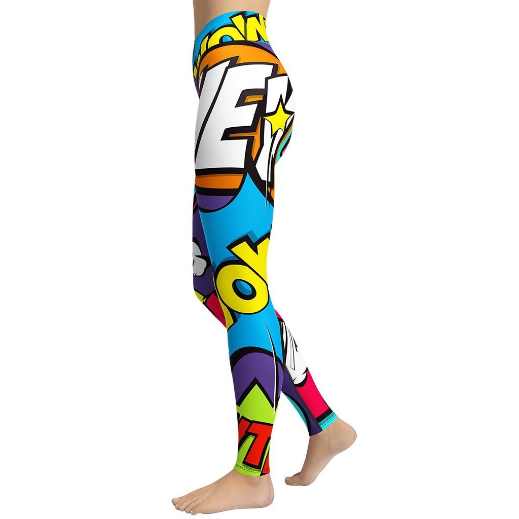 Pop Art Yoga Leggings