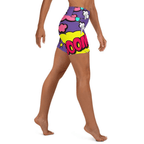 Pop Art Yoga Shorts