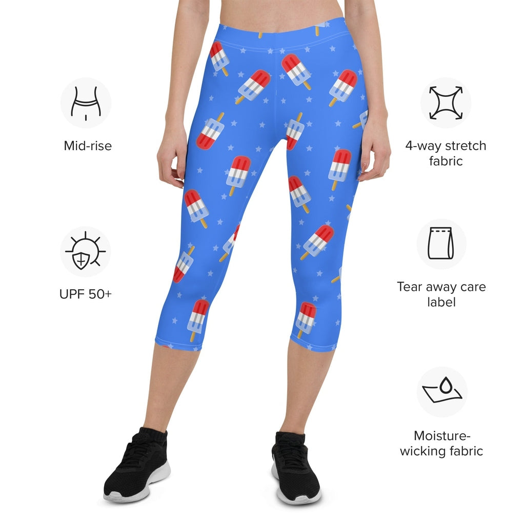 Popsicle Pattern Capris