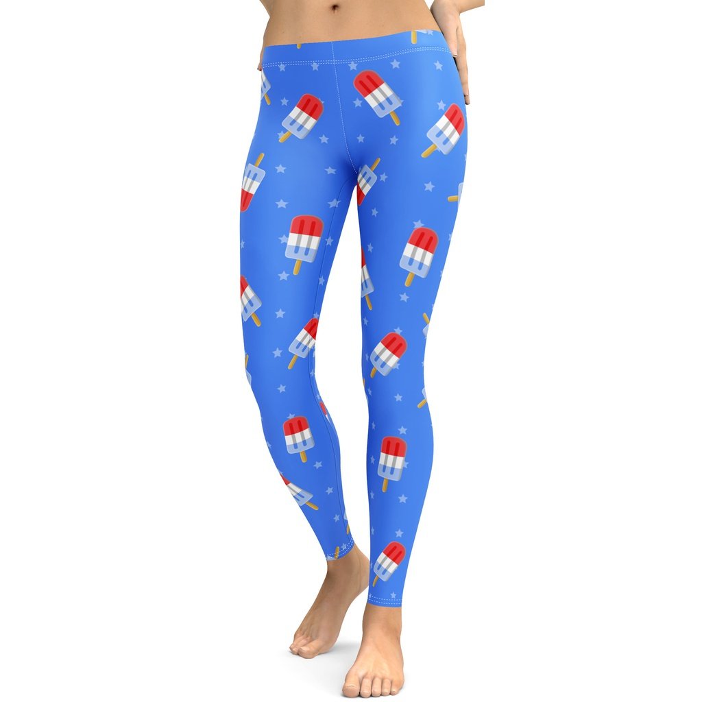 Popsicle Pattern Leggings