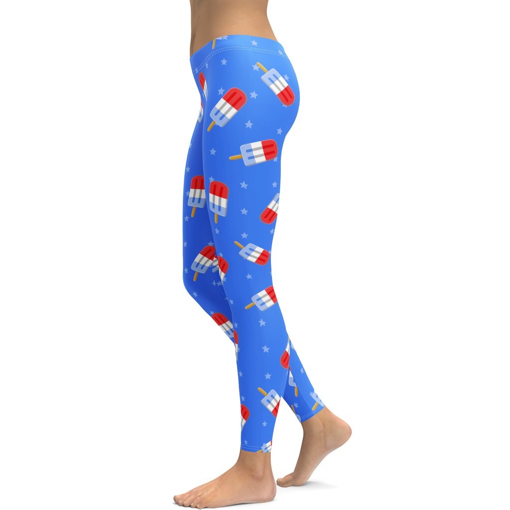 Women's 4th of July Patriotic American Flag Print Pattern Workout Leggings  Premium Soft Stretch Peach Skin Yoga Pants at  Women's Clothing store