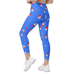 Popsicle Pattern Leggings With Pockets