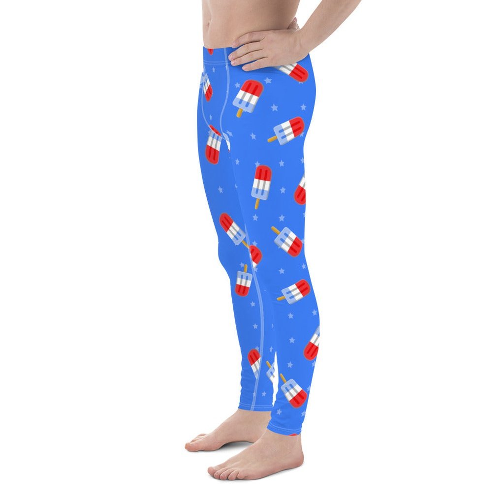 Popsicle Pattern Men's Leggings