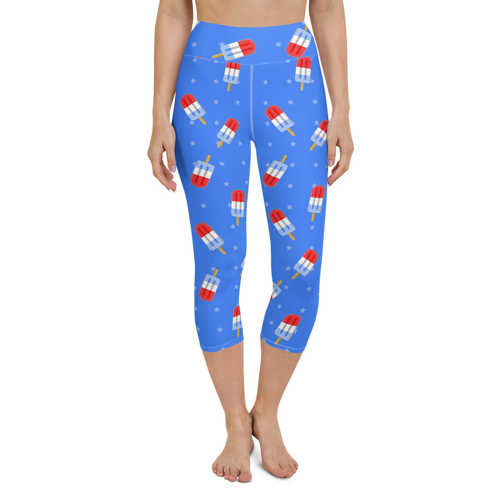 Popsicle Pattern Yoga Capris