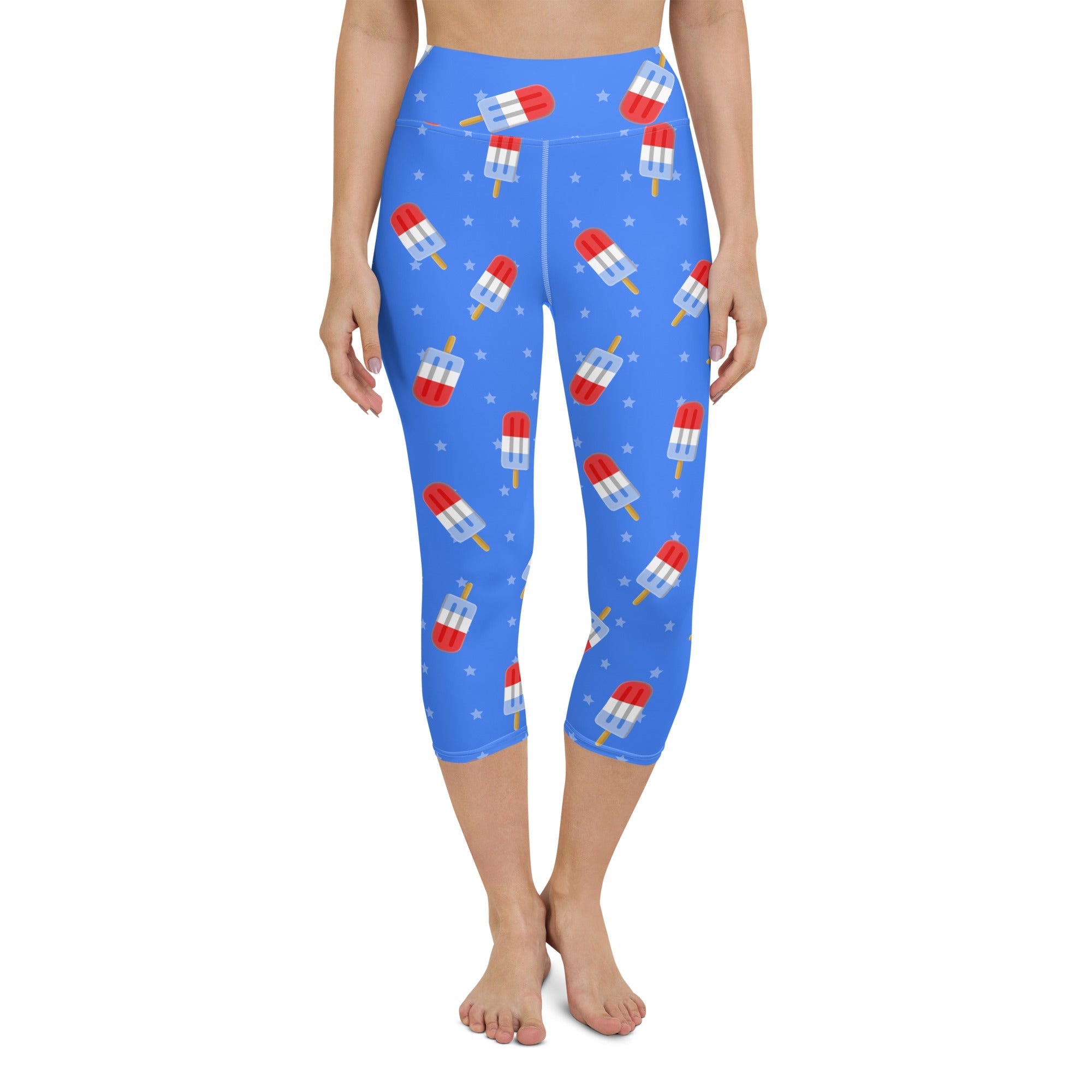 Popsicle Pattern Yoga Capris