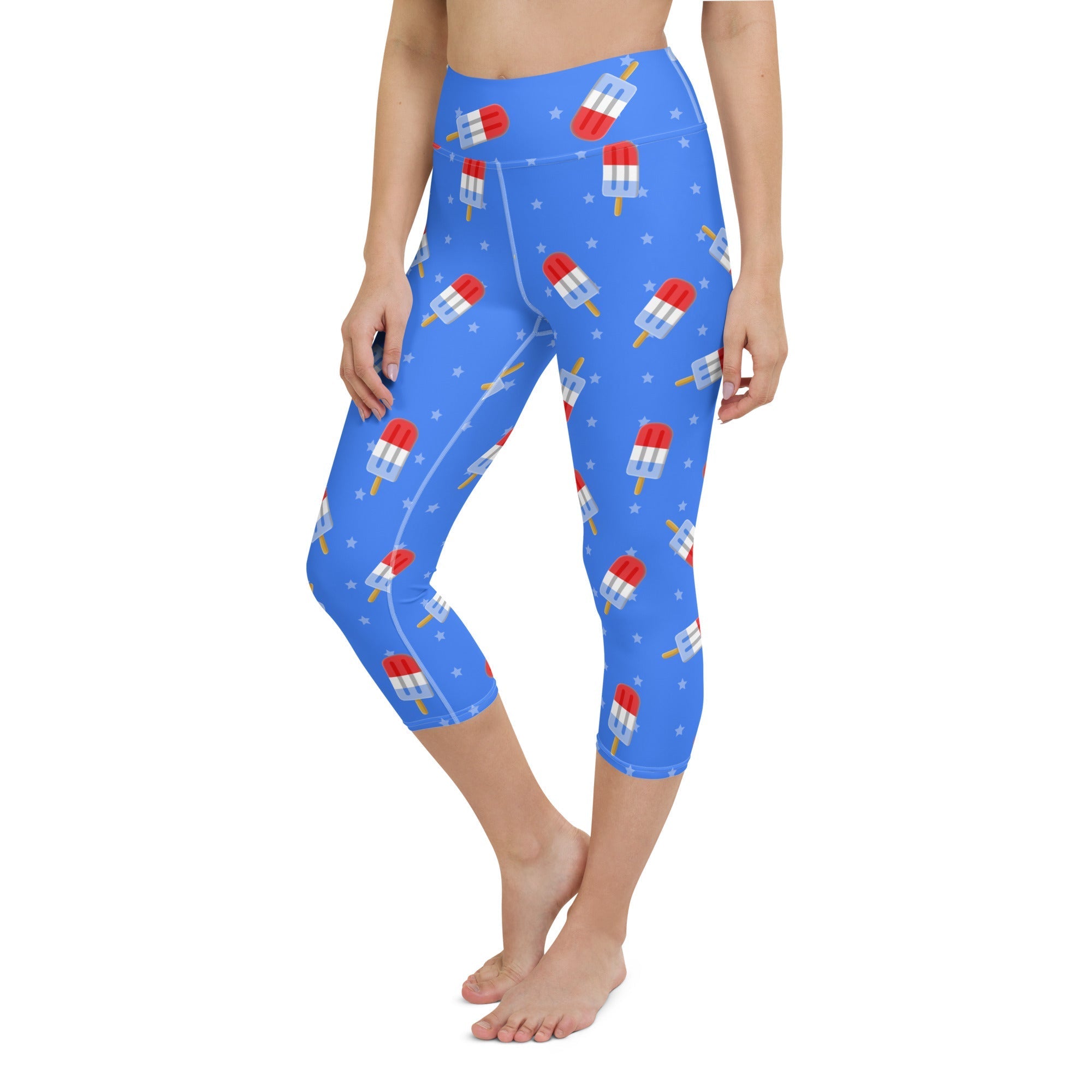 Popsicle Pattern Yoga Capris