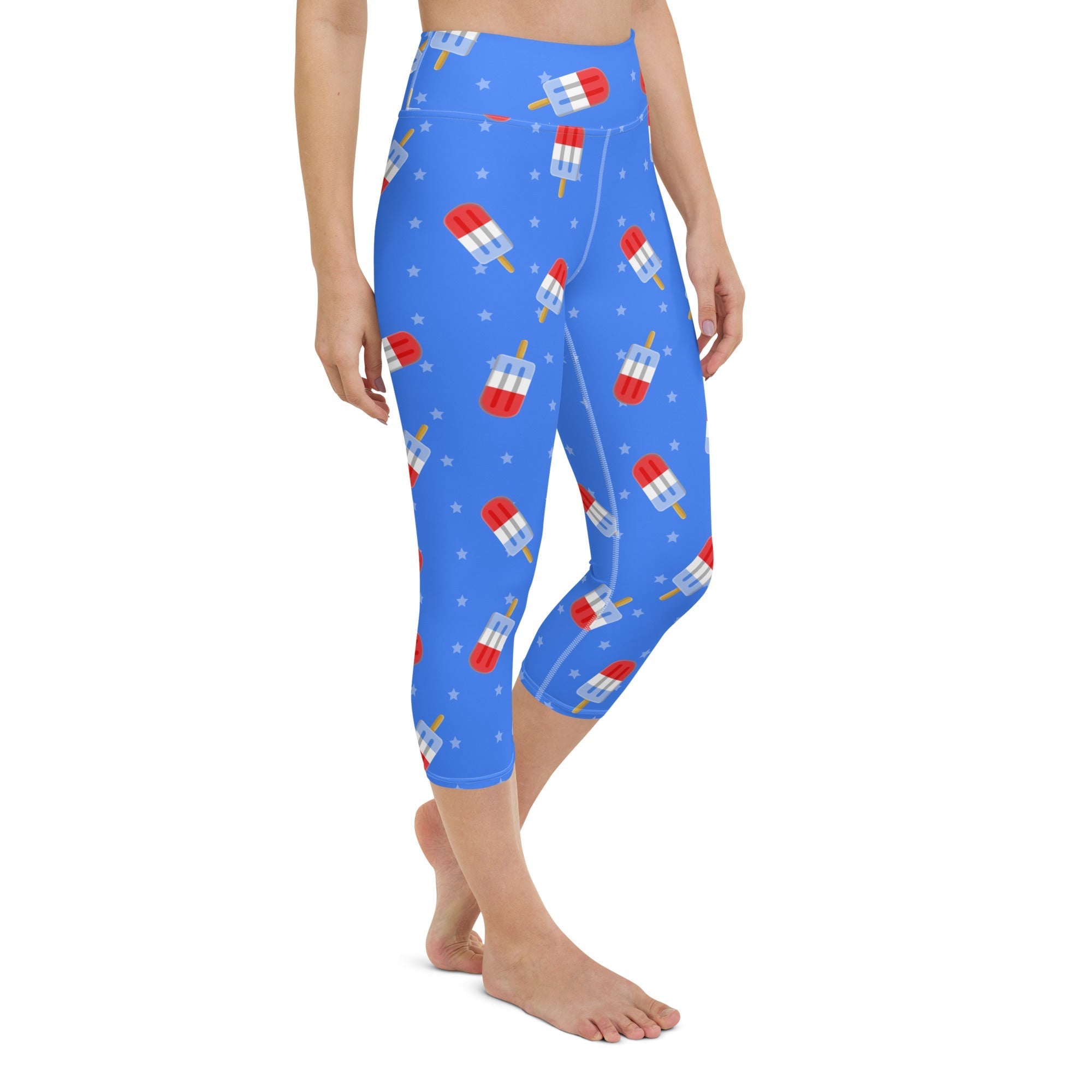 Popsicle Pattern Yoga Capris