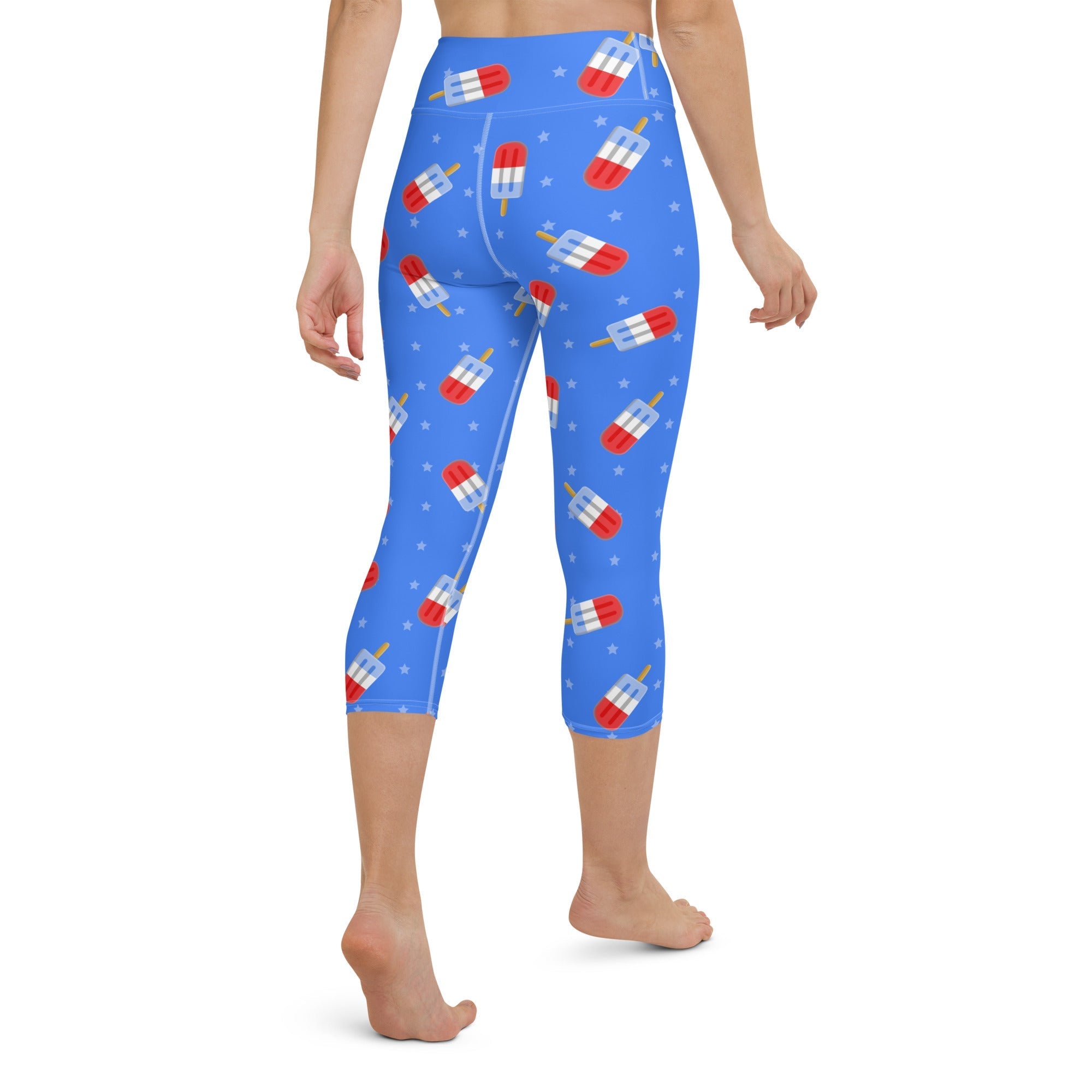 Popsicle Pattern Yoga Capris