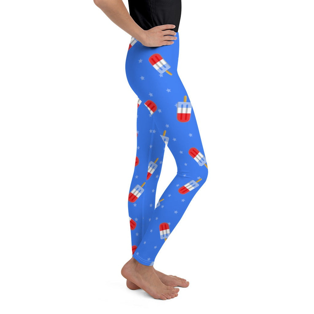 Popsicle Pattern Youth Leggings