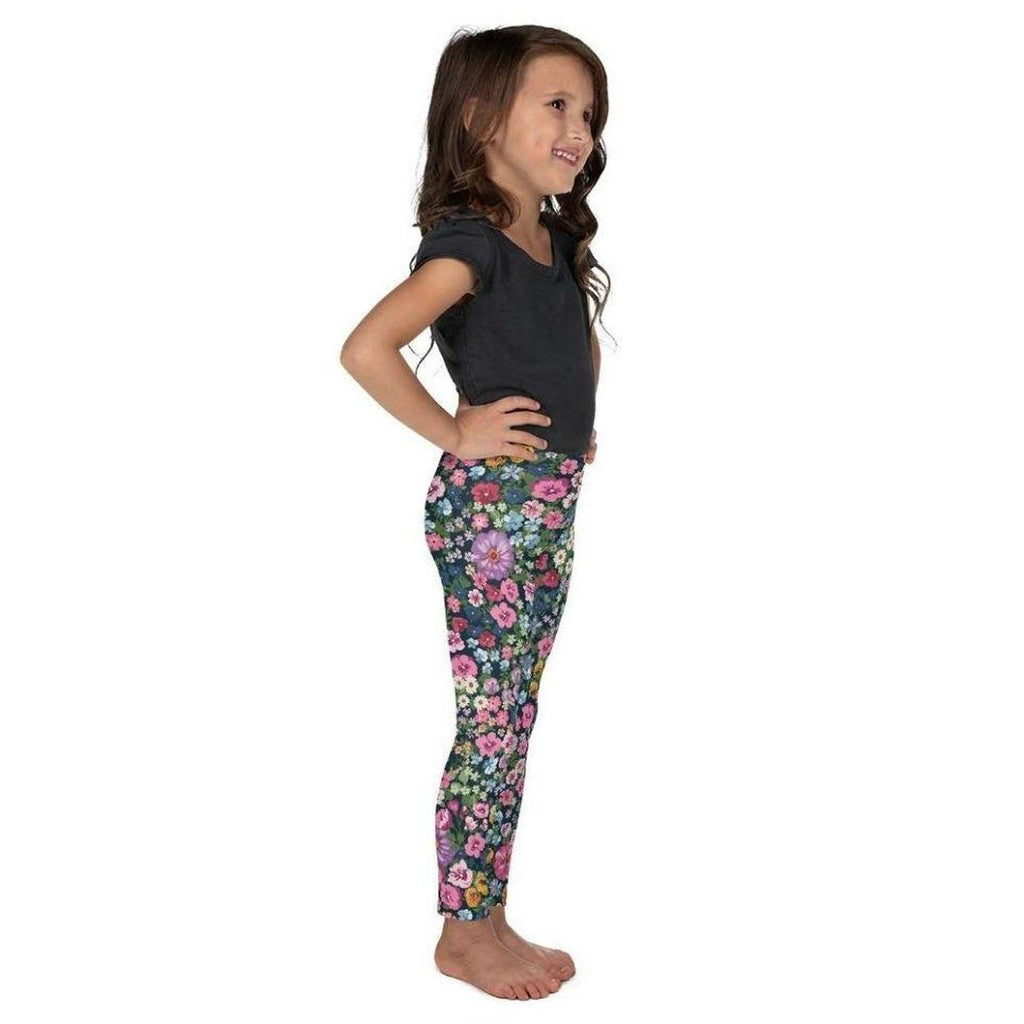 Pretty Floral Kid's Leggings