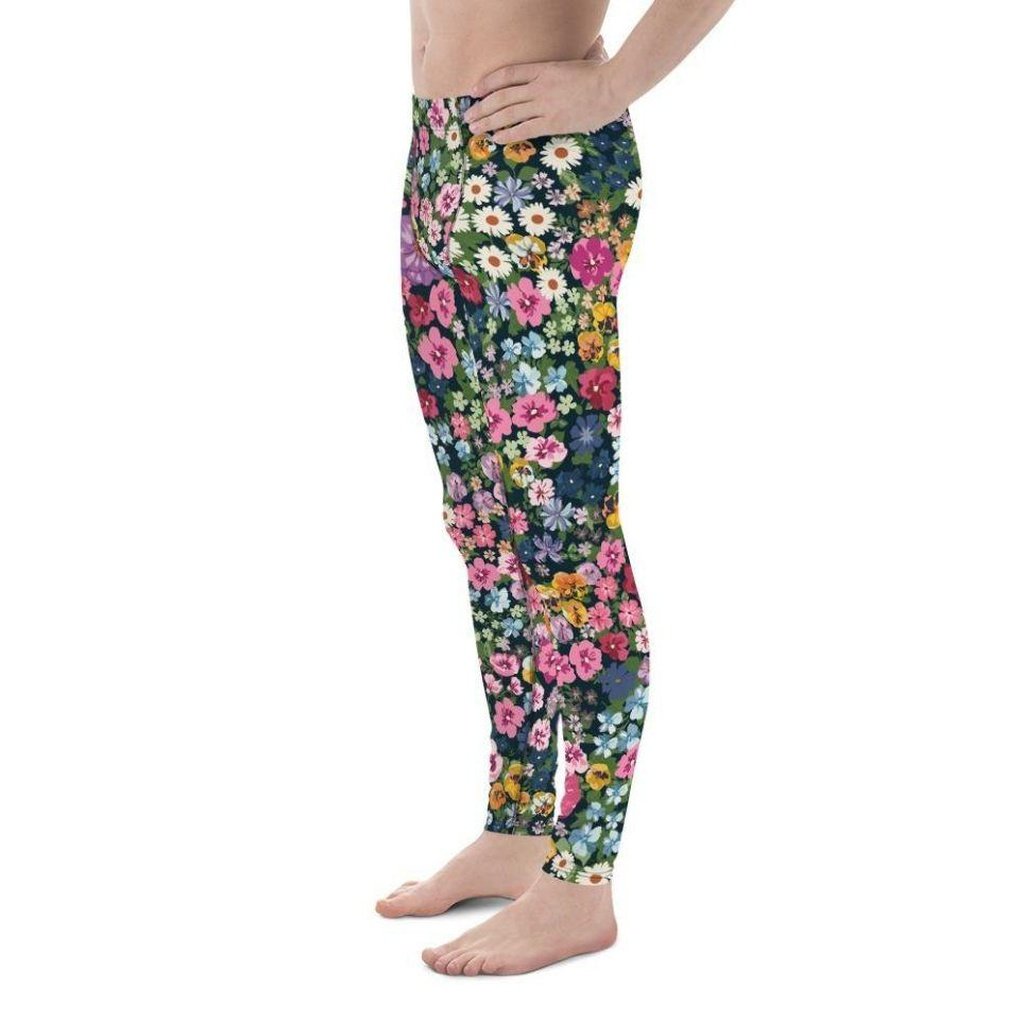 Pretty Floral Men's Leggings