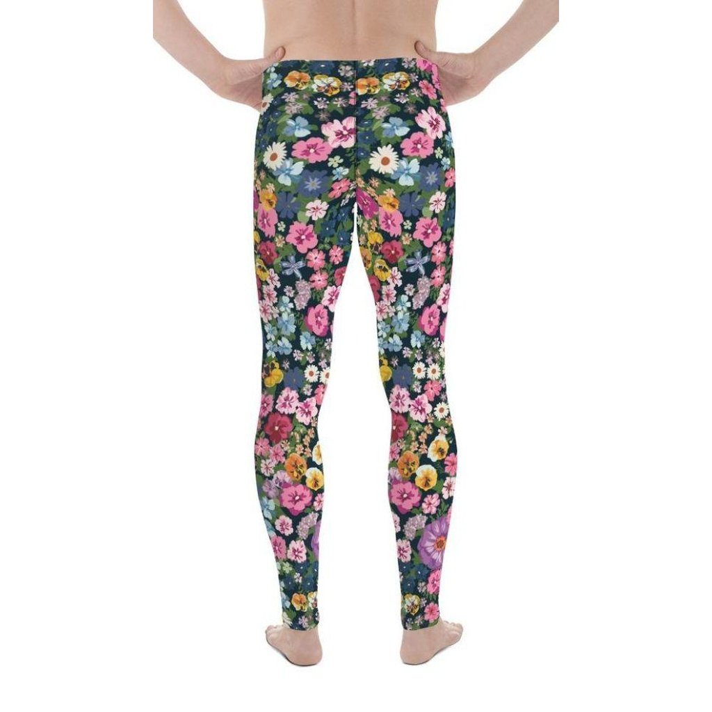 Pretty Floral Men's Leggings