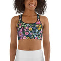 Pretty Floral Sports Bra