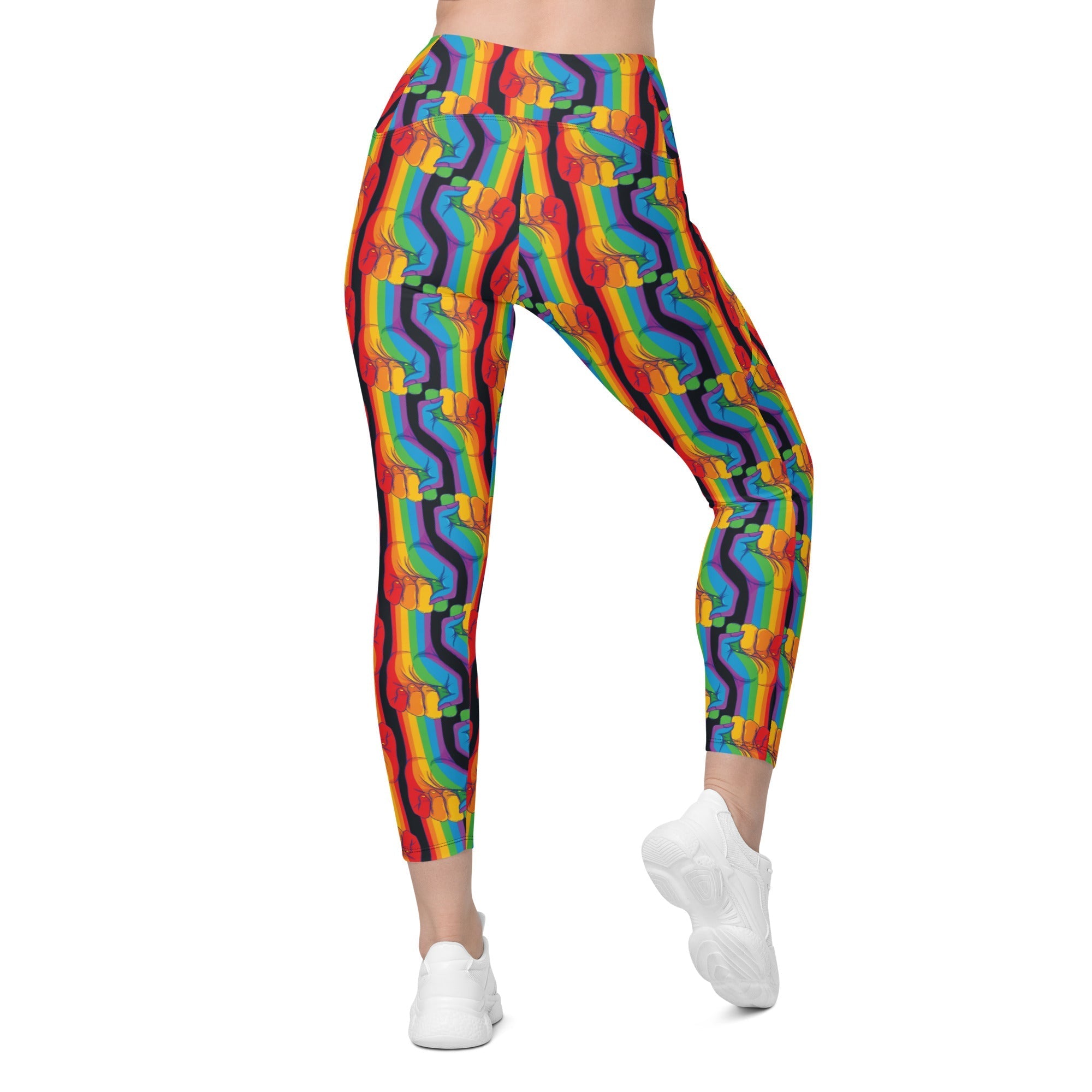 Pride Activist Crossover Leggings With Pockets