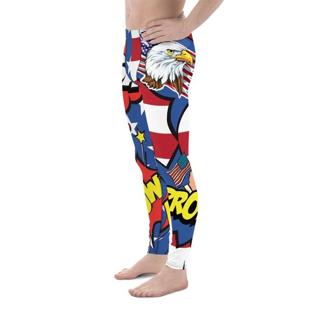 Proud American Pop Art Men's Leggings