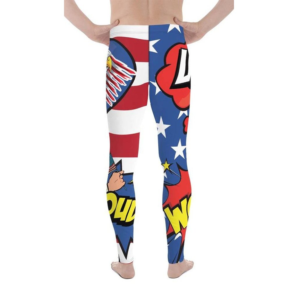 Proud American Pop Art Men's Leggings
