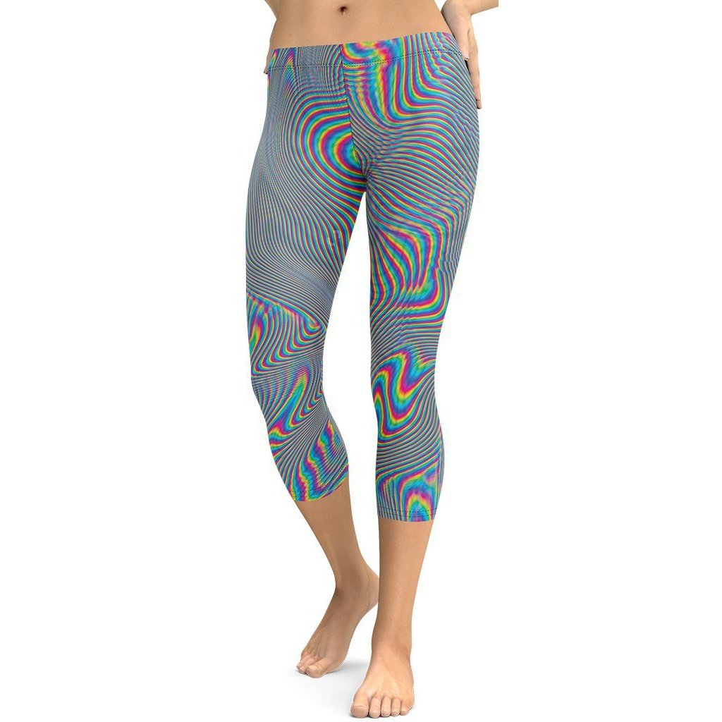 Psychedelic Abstract Capris