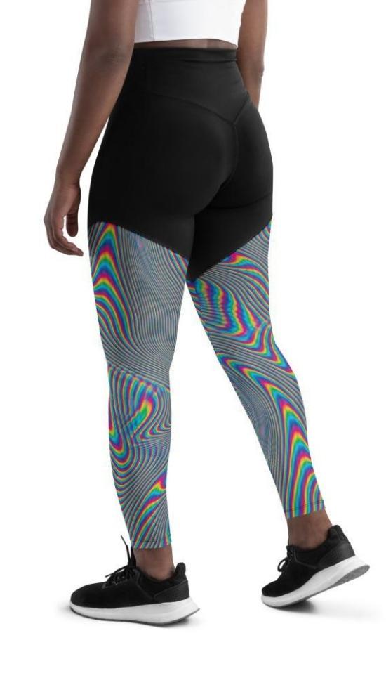 Psychedelic Abstract Compression Leggings