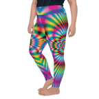 Psychedelic Rave Plus Size Leggings