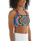 Psychedelic Rave Sports Bra