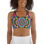 Psychedelic Rave Sports Bra