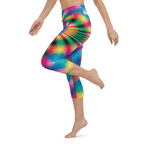 Psychedelic Rave Yoga Capris