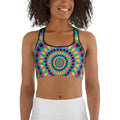 Psychedelic Ring Sports Bra
