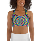 Psychedelic Ring Sports Bra