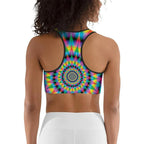 Psychedelic Ring Sports Bra