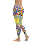 Psychedelic Sun Print Leggings
