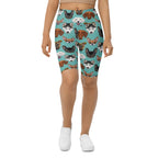Pup Pattern Biker Shorts