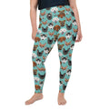 Pup Pattern Plus Size Leggings