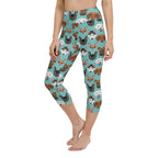 Pup Pattern Yoga Capris