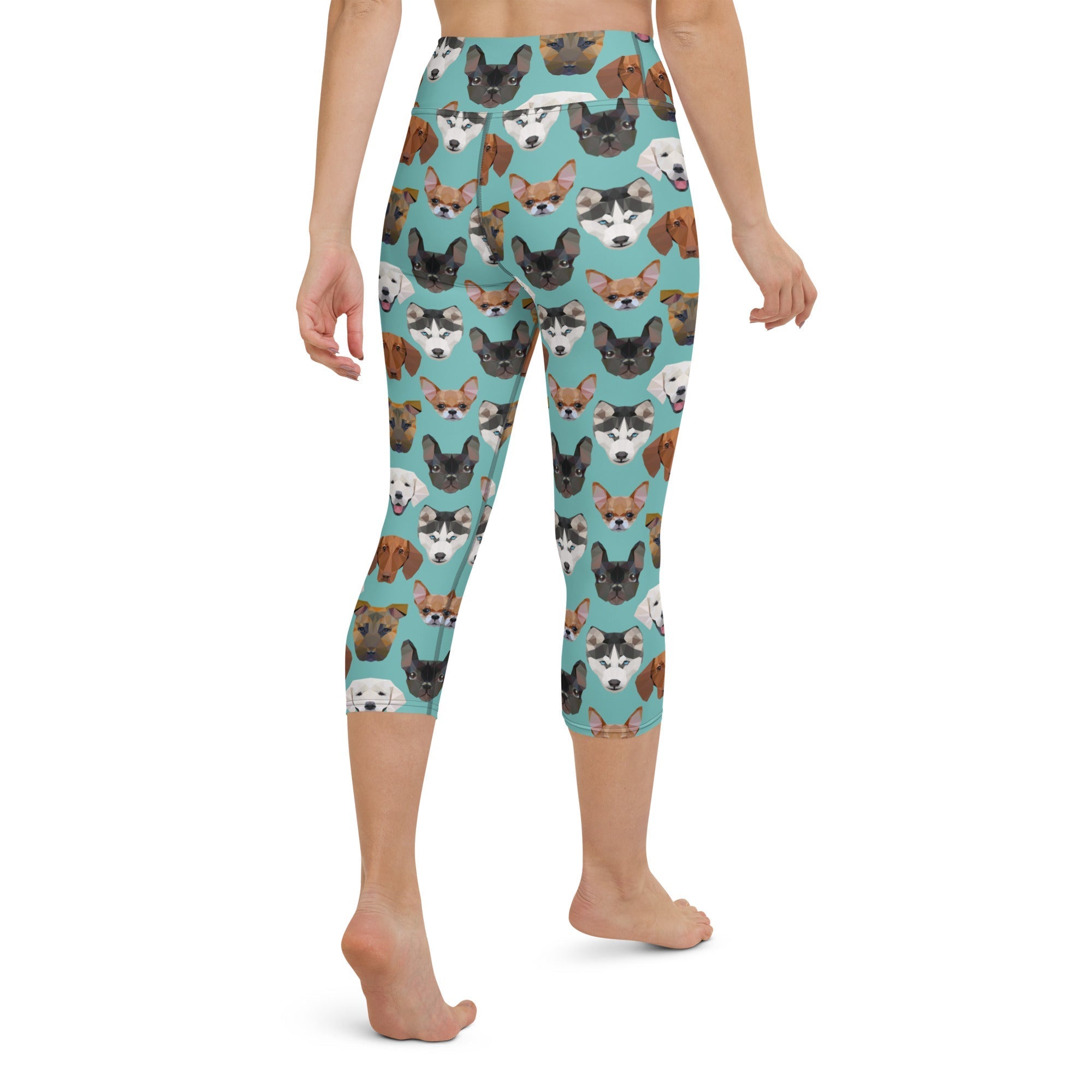 Pup Pattern Yoga Capris