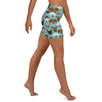 Pup Pattern Yoga Shorts
