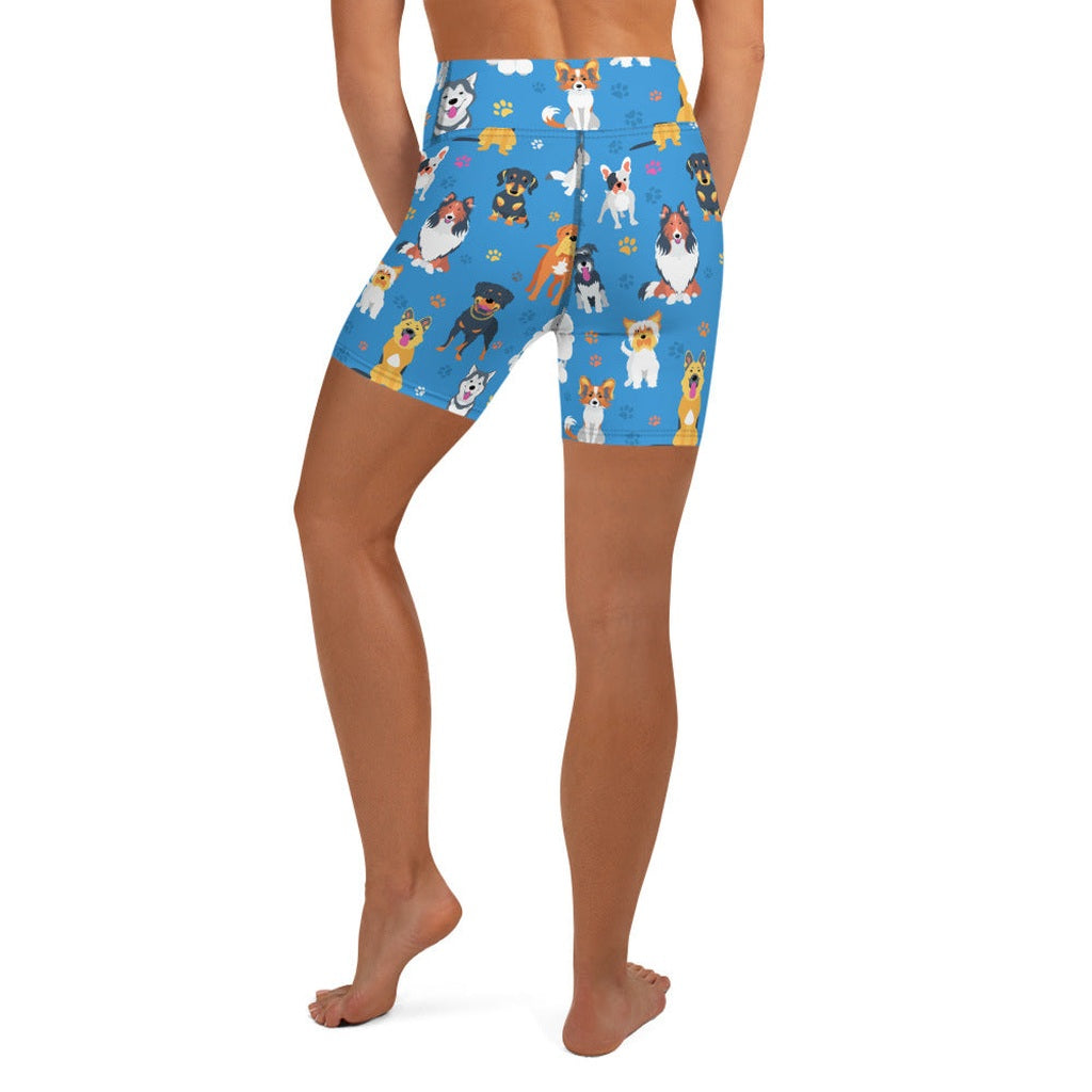Puppies & Paws Yoga Shorts