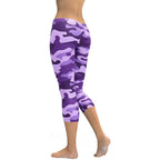 Purple Camo Capris