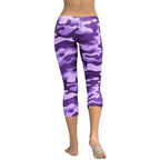 Purple Camo Capris