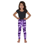 Purple Camo Kid's Leggings