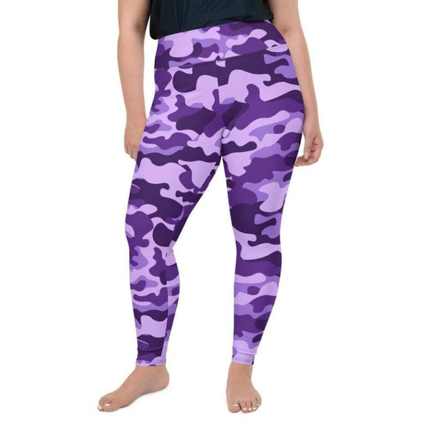 Purple Camo Ultimate Plus Size Leggings - 0X at  Women's Clothing  store