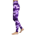 Purple Camo Yoga Leggings