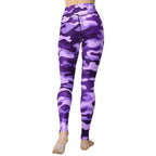 Purple Camo Yoga Leggings